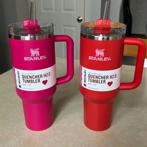 NWT Limited Edition Valentines Stanley Set of 2 - Target Red & Cosmo Pink